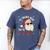 He Knows What You'Ve Been Reading Book Lover Women Santa Men's Comfort Colors T-Shirt Blue Jean