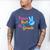 Last Day Of School Peace Out Grade 4 Graduation Kids Men's Comfort Colors T-Shirt Blue Jean