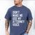 Lawyer Law School Graduation Attorney Men Women Men's Comfort Colors T-Shirt Blue Jean