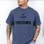 At Least I Showed Up Graphic For Dads Teens Men's Comfort Colors T-Shirt Blue Jean