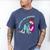 Leave Me Alone I'm Reading a Book For Bookworms Premium Tri-Blend Men's Comfort Colors T-Shirt Blue Jean