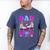 Let's Roll Dad Of The Birthday Girl Roller Skate Birthday Men's Comfort Colors T-Shirt Blue Jean