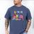 Librarian I'm Okay Book Reader Library Book Men's Comfort Colors T-Shirt Blue Jean