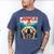 Light Golden Retriever Jowls Top Paws Cream Lab Dog Mom Dad Men's Comfort Colors T-Shirt Blue Jean