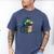 Lizard Reading Book Librarian Bookworm Reader Read Men's Comfort Colors T-Shirt Blue Jean
