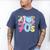 I Love 70's Retro Style Nostalgia Vibe 1970's Party Premium Tri-Blend Men's Comfort Colors T-Shirt Blue Jean