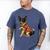 I Love Dad Tattoo Rat Terrier Dad Men's Comfort Colors T-Shirt Blue Jean