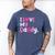 I Love My Daddy Best Dad Ever Father's Day Cool Kids Men's Comfort Colors T-Shirt Blue Jean