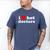 I Love Hot Doctors PhD Graduation Present From Spouse Men's Comfort Colors T-Shirt Blue Jean