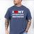 I Love My Introvert Brothers I Heart My Introvert Brothers Men's Comfort Colors T-Shirt Blue Jean I Love My Introvert Brothers I Heart My Introvert Brothers Men's Comfort Colors T-Shirt Blue Jean