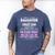 I Am A Lucky Daughter I Have A Crazy Dad Men's Comfort Colors T-Shirt Blue Jean