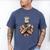 I Am Man King Powerful Dad Afro Melanin Black History Men's Comfort Colors T-Shirt Blue Jean