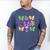Mardi Gras Teacher Coquette Bow Pencil Apple Book Women Girl Men's Comfort Colors T-Shirt Blue Jean