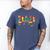 Master Builder Dad Birthday Boy Building Bricks Blocks Daddy Men's Comfort Colors T-Shirt Blue Jean