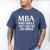 MBA For Men Women Master Degree Graduation Day Men's Comfort Colors T-Shirt Blue Jean