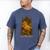 Medieval Cat Sarcastic Queen Lazy King Introvert Kitty Men's Comfort Colors T-Shirt Blue Jean