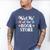 Meet Me At The Book Store Men's Comfort Colors T-Shirt Blue Jean