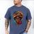 Melanin Girl Afro Book Lover Librarian Teacher Student Men's Comfort Colors T-Shirt Blue Jean
