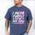 Memory Of Dad Wear Purple Overdose Awareness Men's Comfort Colors T-Shirt Blue Jean