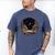 Moon Book Bookshelf Library Coffee Cup Star Stars Pattern Men's Comfort Colors T-Shirt Blue Jean