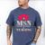 Msn Master Of Science In Nursing College Graduation Premium Tri-Blend Men's Comfort Colors T-Shirt Blue Jean