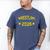 Night Wrestling Senior 2026 Graduation Men's Comfort Colors T-Shirt Blue Jean