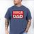 Ninja Dad Matching Family Ninja Warrior Men's Comfort Colors T-Shirt Blue Jean