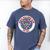 North Pole Book Club Shirt Candy Cane Christmas Men's Comfort Colors T-Shirt Blue Jean