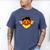 Nostalgia Chest Flag GDR Men's Comfort Colors T-Shirt Blue Jean