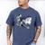 Nostalgia By EvanTube Roll The Dice Men's Comfort Colors T-Shirt Blue Jean