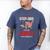 I Am Not The Step Dad I Am The Dad That Stepped Up Fathers Men's Comfort Colors T-Shirt Blue Jean