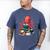 Octopus Reading Books Tea Coffee Men's Comfort Colors T-Shirt Blue Jean