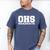 OHS High School Graduation Party Rival Game OHS Reunion Men's Comfort Colors T-Shirt Blue Jean