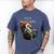 Old Buzzard Bird Old Man Grandpa Recliner Dads Joke Men's Comfort Colors T-Shirt Blue Jean