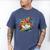 Open Book With Colorful Floral Reading Magic Men's Comfort Colors T-Shirt Blue Jean