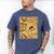 Orange Comic Book Orange Color Graphic Premium Tri-Blend Men's Comfort Colors T-Shirt Blue Jean