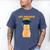 Orange Tabby Cat Graduation Distressed Shirt For Grads For Men Women Girls Kids Men's Comfort Colors T-Shirt Blue Jean