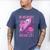 Pastel Goth In Memory Of My Social Life Coffin & Pink Roses Men's Comfort Colors T-Shirt Blue Jean