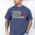 Peace Out 8th Grade Graduation Last Day Of School Men's Comfort Colors T-Shirt Blue Jean