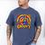 Peace Sign Groovy Vibes Costume Nostalgia Tie Dye Fashion Men's Comfort Colors T-Shirt Blue Jean