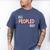 All Peopled Out Introvert Joke Sarcastic Quote Premium Tri-Blend Men's Comfort Colors T-Shirt Blue Jean