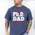 PHD DAD Shirt Doctorate Graduation Fathers Day Men's Comfort Colors T-Shirt Blue Jean