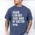 PHD Doctorate Phinished Doctoral Degree PHD Graduation Men's Comfort Colors T-Shirt Blue Jean