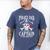 Pirate Dad I Be The Captain Of This Here Crew Pirate Dad Men's Comfort Colors T-Shirt Blue Jean