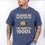 Please Be Patient With Me I'm From The 1900s Television Set Men's Comfort Colors T-Shirt Blue Jean