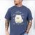 Pomeranian Anatomy Cute Pet Pom Mom Dog Dad For Men Women Girls Kids Men's Comfort Colors T-Shirt Blue Jean