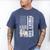Pomsky Dad American Flag Pomsky Owner Pomsky Lover Men's Comfort Colors T-Shirt Blue Jean