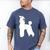 Poodle Graduation Dog Graduate Men's Comfort Colors T-Shirt Blue Jean
