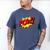 POW -Adults Kids Comic Book Cartoon Pop Art Novelty Sarcastic Men's Comfort Colors T-Shirt Blue Jean POW -Adults Kids Comic Book Cartoon Pop Art Novelty Sarcastic Men's Comfort Colors T-Shirt Blue Jean