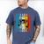 Pregnancy Announcement Dad Level Unlocked New Daddy Father Men's Comfort Colors T-Shirt Blue Jean